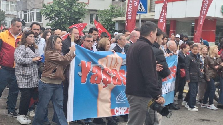 Balıkesir Belediye Başkanları 1 Mayıs Yürüyüşünde
