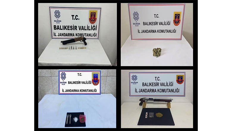 Balıkesir’de Uyuşturucu Operasyonu 7 Şüpheli Gözaltında