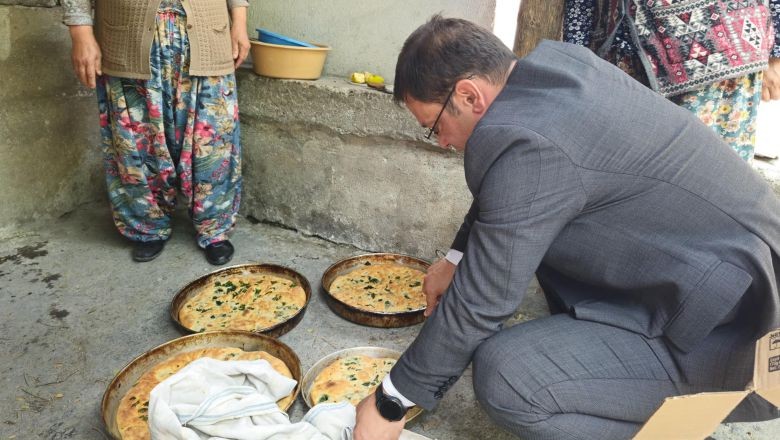 Başkan Sak Vatandaşlarla Birlikte Otlu Sini Yaptı