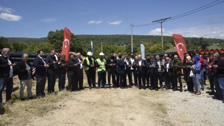 Dursunbey Doğal Gaz Projesinde İlk Adım Atıldı