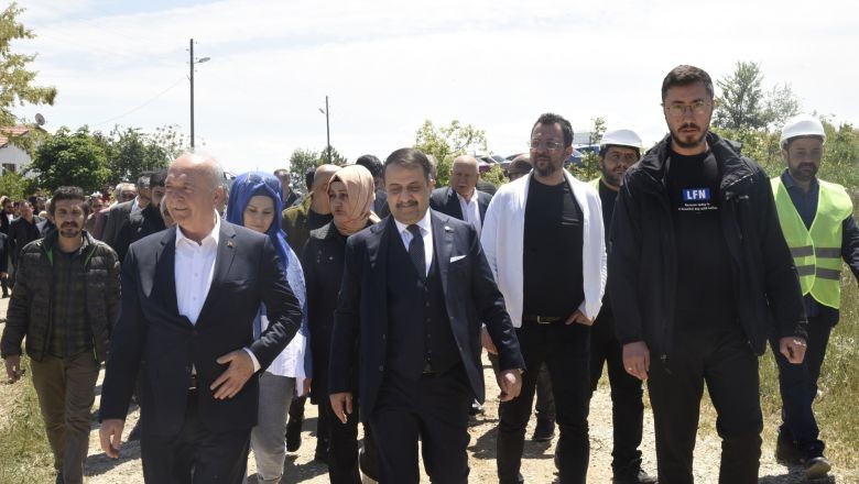 Dursunbey Doğal Gaz Projesinde İlk Adım Atıldı
