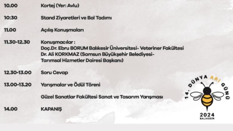 Balıkesir 14. Dünya Arı Günü Kutlamalarına Hazırlanıyor
