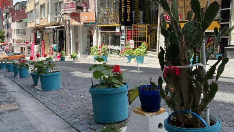 Bandırma'da Kadın Eli Değen Her Yer Çiçek Açtı!