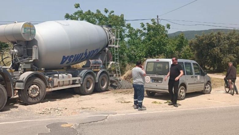Erdek'te Döktüğü Beton 40 Bin TL Cezaya Mal Oldu