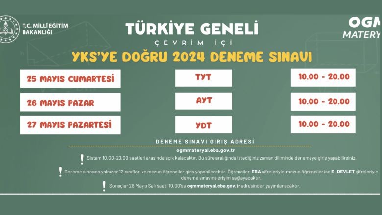 YKS Öncesi Son Prova Yarın Başlıyor!