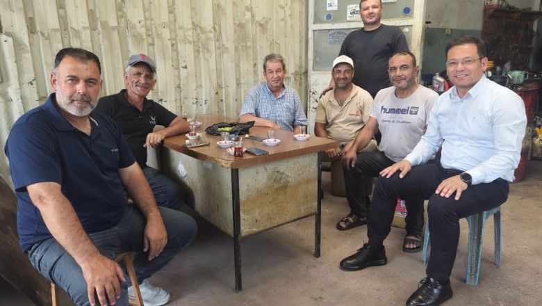 Başkan Sak Sanayi Esnafının Dertlerini Dinledi