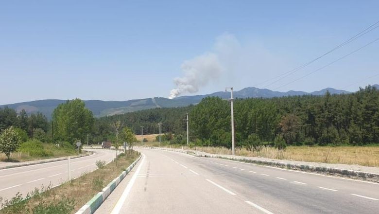 Bursa'da Yangın Çıktı Balıkesir Harekete Geçti