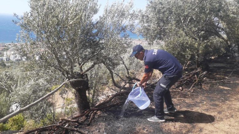 Edremit Zabıta Ekibi Felaketin Önüne Geçti
