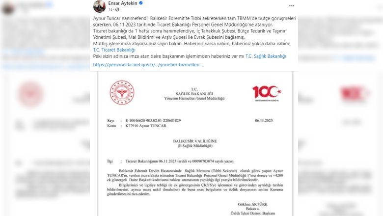 Ensar Aytekin Atamaları Eleştirdi