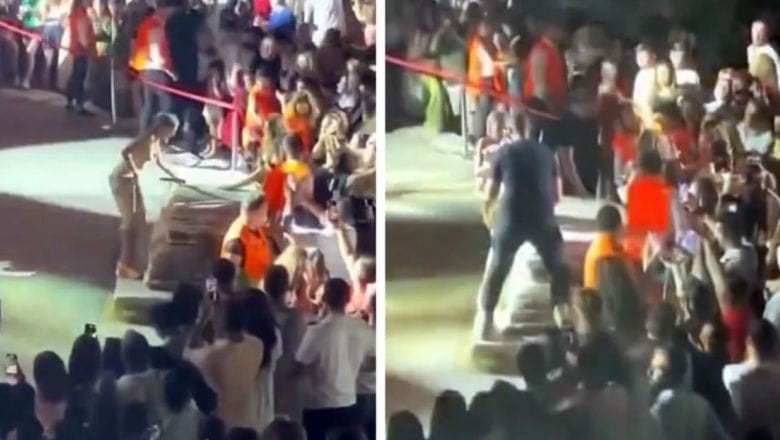 Yıldız Tilbe konserin'de mezar kavgası