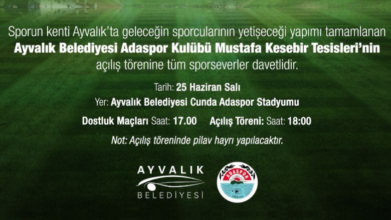Ayvalık'ta Genç Sporcular İçin Yeni Bir Adım