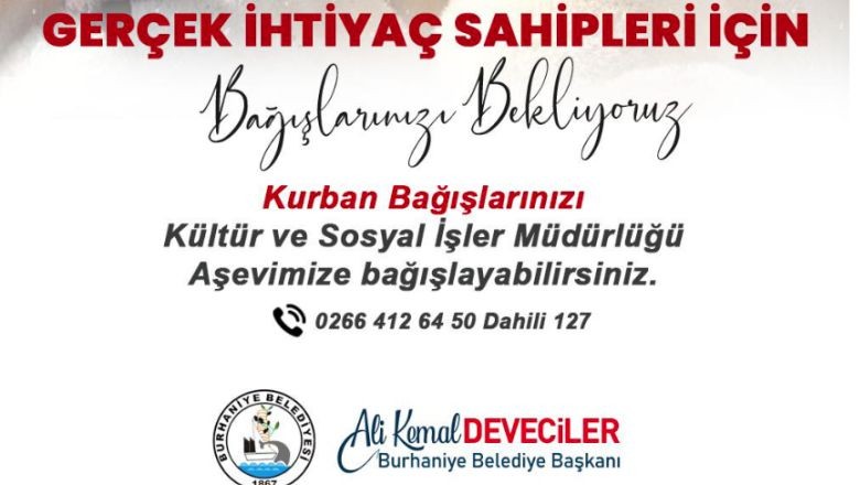 Balıkesir'de Kurban Bağışları 400 Aileyi Doyuracak