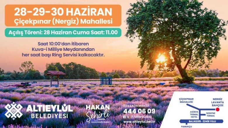 Balıkesir'de 28-30 Haziran'da Lavanta Günleri Başlıyor!