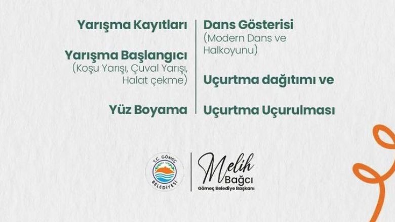 Gömeç'te Gökyüzü Çocuklar İçin Renklenecek!