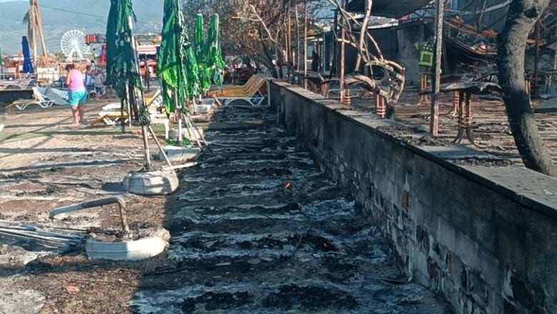 Edremit'te Otel Yangını: 100 Kişi Tahliye Edildi