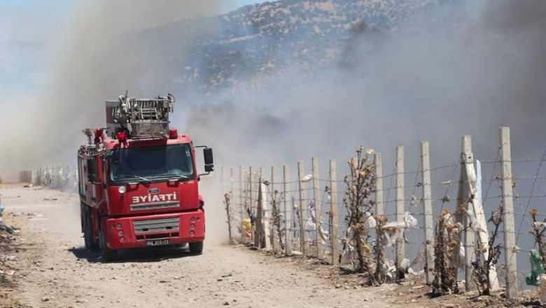 Ayvalık'ta Çıkan Yangın Bölge Halkını Tedirgin Etti