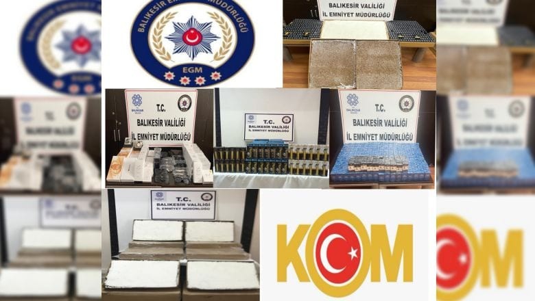Balıkesir'de Dev Kaçakçılık Operasyonu
