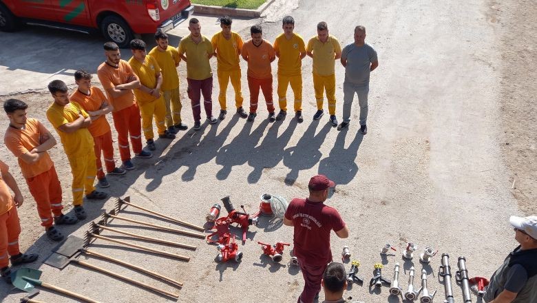 Balıkesir'de Orman Yangınlarına Karşı Yer Ekipleri Sahada