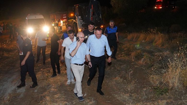 Başkan Ergin Küçükköy Yangını Hakkında Bilgi Verdi