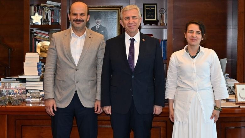 Başkan Lapanta Mansur Yavaş'la Görüştü