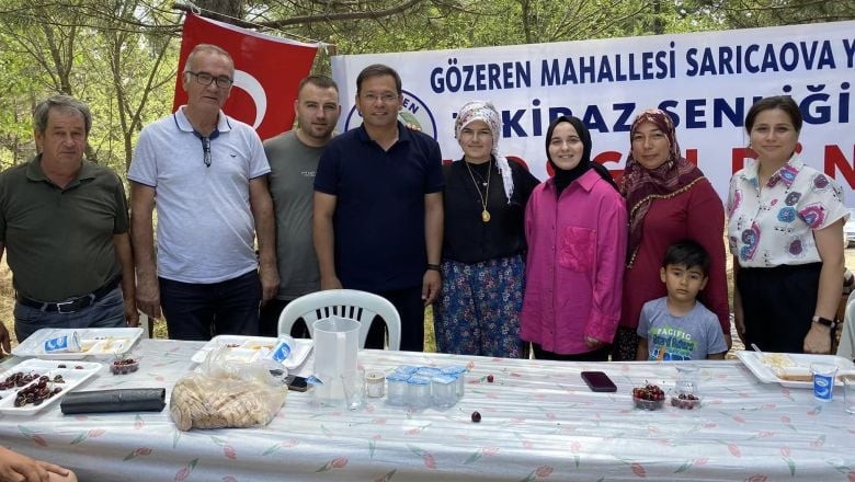 Başkan Sak Kiraz Şenliğinde