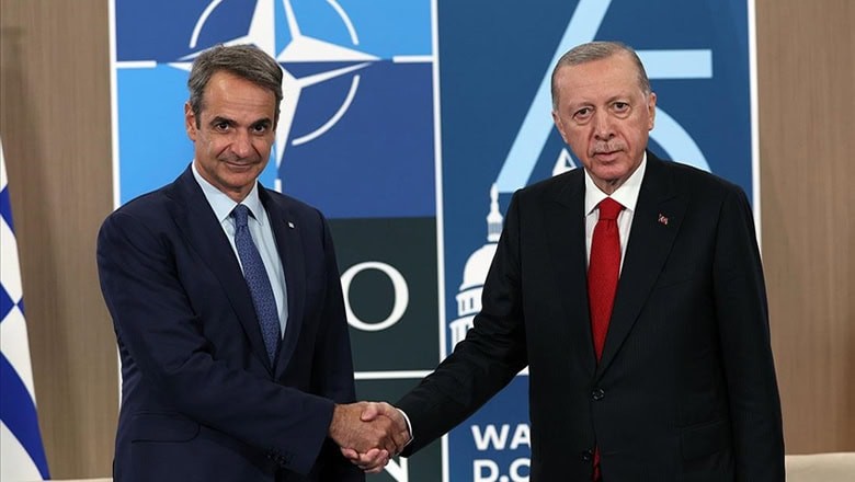 Cumhurbaşkanı Erdoğan, Yunanistan Başbakanı Miçotakis ile Görüştü Cumhurbaşkanı Erdoğan, Yunanistan Başbakanı Miçotakis ile Görüştü