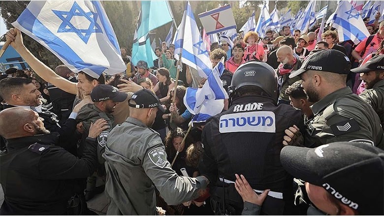 Tel Aviv'de Hükümet Karşıtı Protestolar