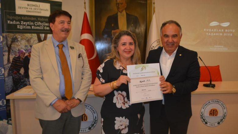 Kadın Zeytin Üreticileri Artık Sertifikalı