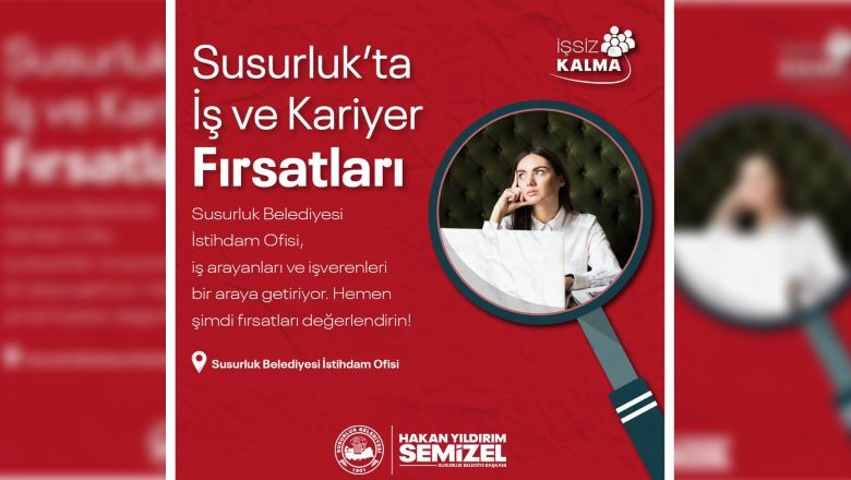 Susurluk Belediyesi'nden İş Arayanlar Için Yeni Proje