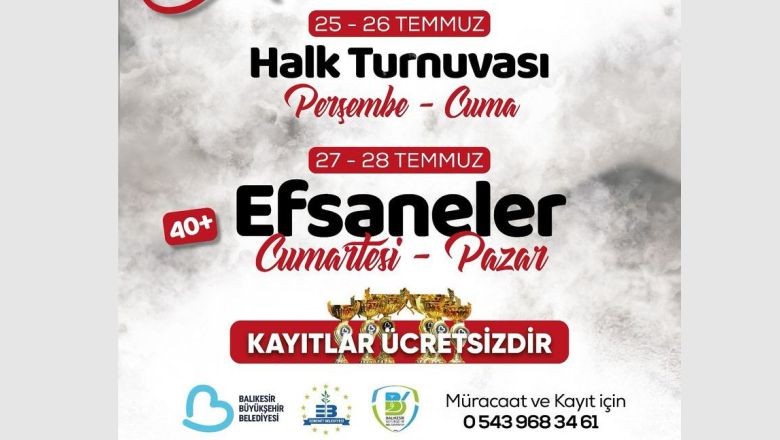 Altınoluk'ta Halk Turnuvası 25 Temmuz'da Başlıyor!