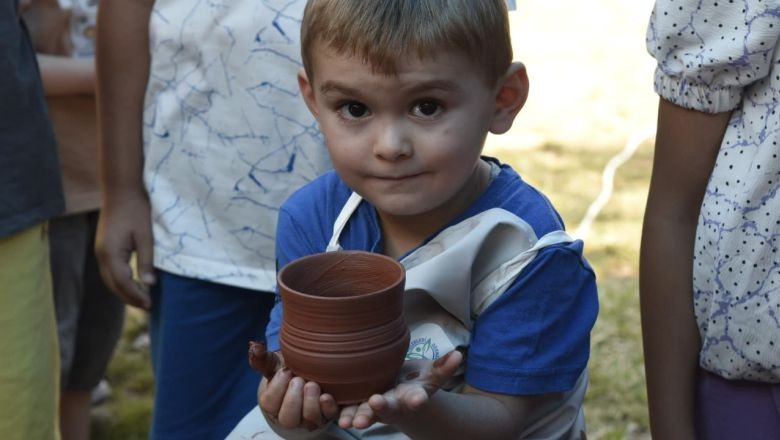 Dursunbey'de Çocuklar Hayallerini Çömlekle Şekillendirdi