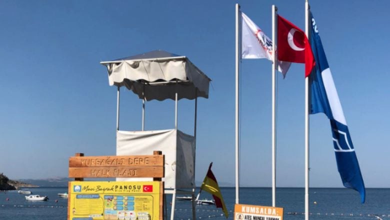 Erdek Kurbağalı Plajı Mavi Bayrak ile Taçlandı