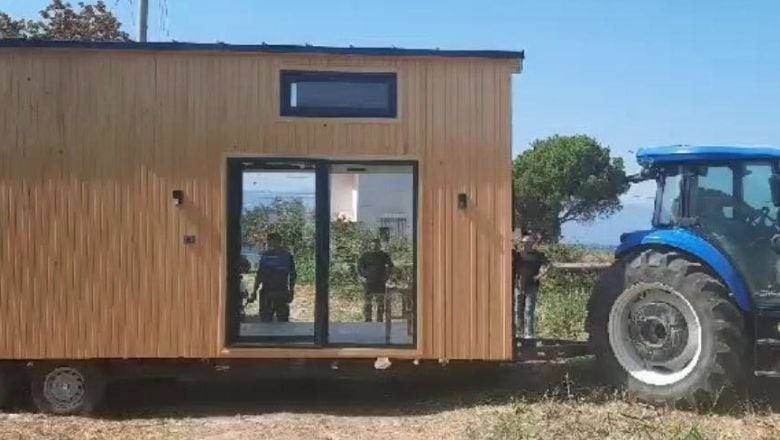 İzinsiz Tiny House’lar Burhaniye’de Engellendi