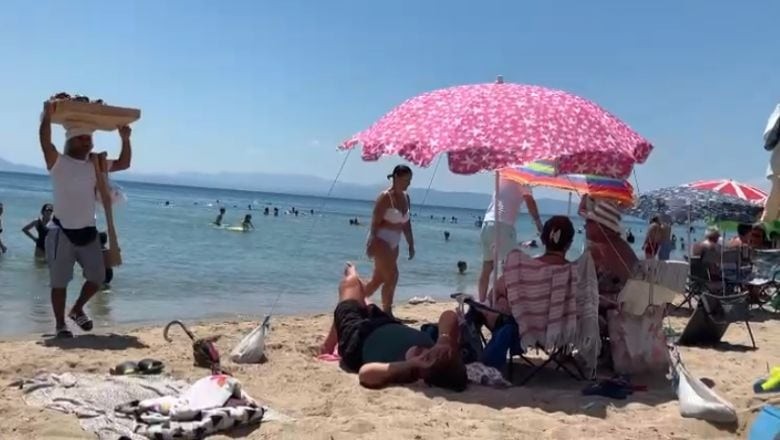 Balıkesirliler Körfeze Akın Etti! Plaj ve Beachler Dolu