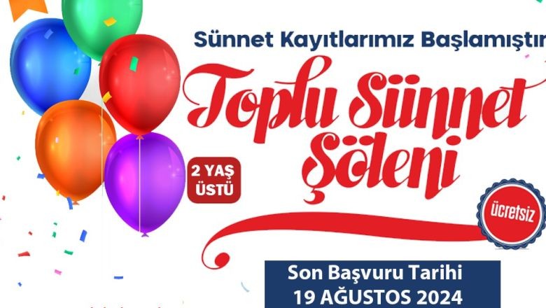 Burhaniye'de Toplu Sünnet Şöleni Yaşanacak