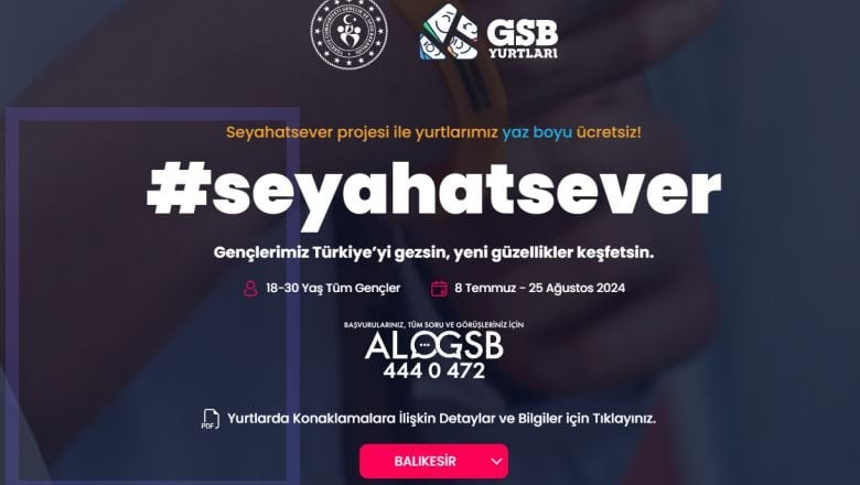 Türkiye'de Gençler Gezip Ücretsiz Konaklayabilecek!
