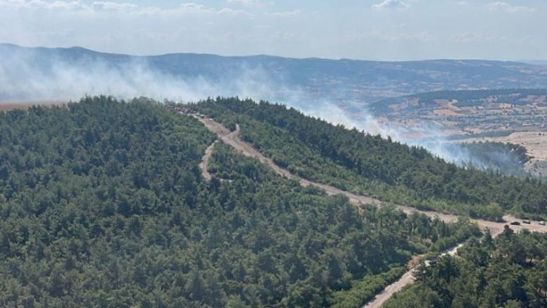 Bigadiç'teki Yangın Yoğun Müdahale İle Kontrol Altında