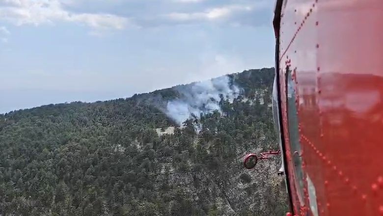 Kazdağları'nda Yangın! Çalışmalar Sürüyor