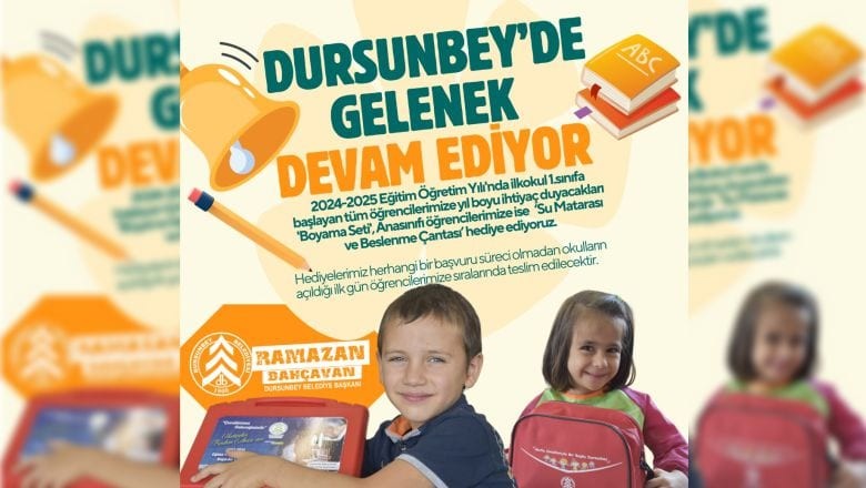 Dursunbey'den İlkokul ve Anasınıfı Öğrencilerine Sürpriz