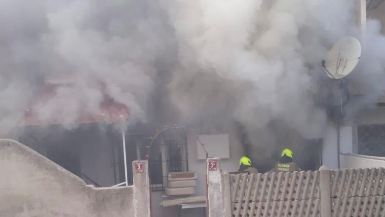 Bandırma'da Ev Yandı! Aile Hastaneye Kaldırıldı