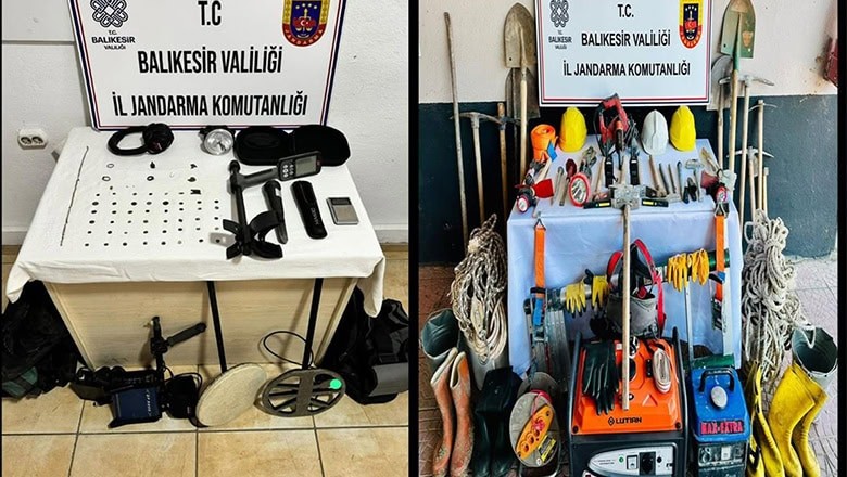 Balıkesir'de İzinsiz Kazı Operasyonu: 7 Şüpheli Suçüstü Yakalandı Balıkesir'de İzinsiz Kazı Operasyonu: 7 Şüpheli Suçüstü Yakalandı