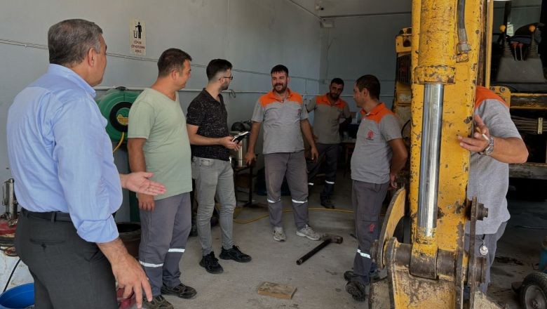 Başkan Gaga'dan Atölyeye Yakın Takip