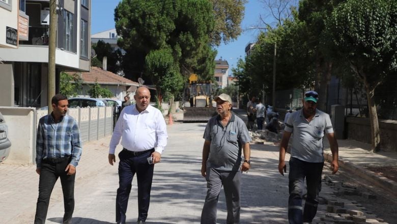 Başkan Palaz Gönen'in Yolları İçin Saha İndi