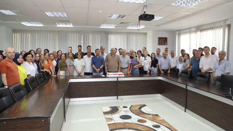Başkan Palaz'a Mesai Arkadaşlarından Sürpriz