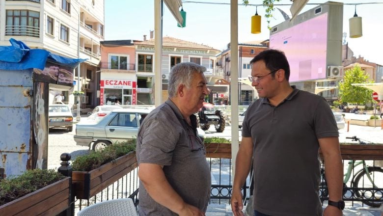 Başkan Sak Parkta Vatandaşlarla Sohbet Etti