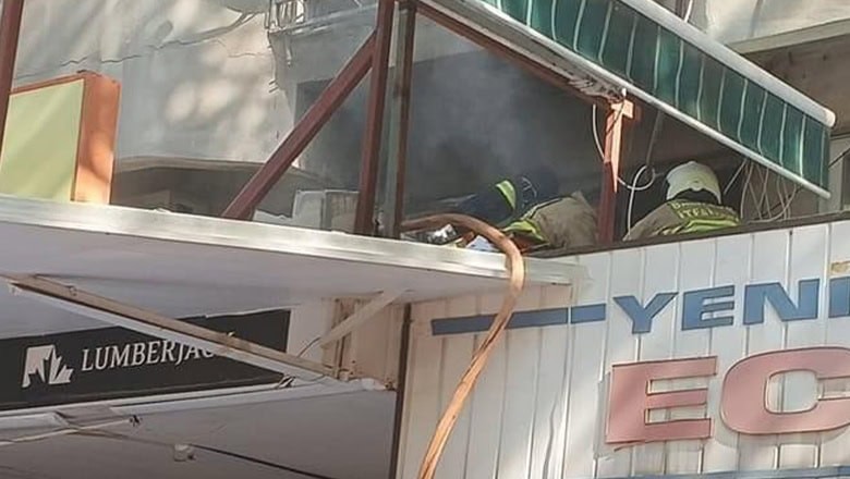 Erdek Takunyacılar Çarşısı’nda Yangın Paniği