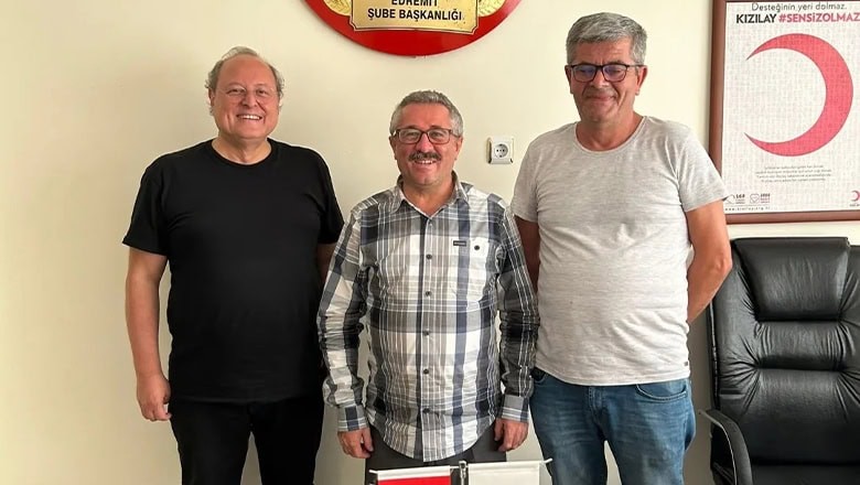 Kızılay Edremit, Genel Sekreter Yardımcısı Şükrü Can'ı Ağırladı Kızılay Edremit, Genel Sekreter Yardımcısı Şükrü Can'ı Ağırladı