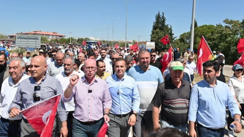 Balıkesir’de Domates Üreticileri Eylemde