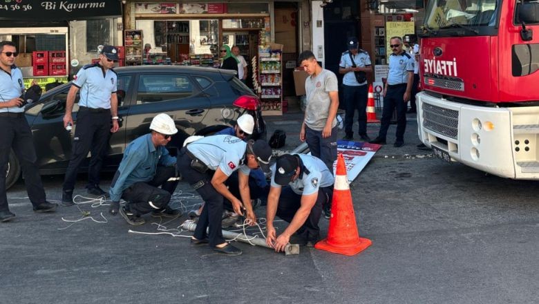 Balıkesir'de Elektrik Direği Faciasından Dönüldü