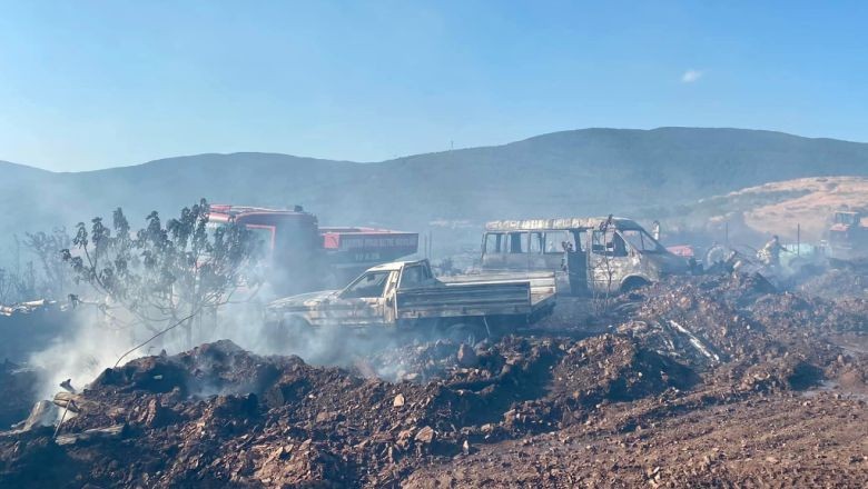 Balıkesir Orman Yangınında Büyük Tehlike Atlatıldı!